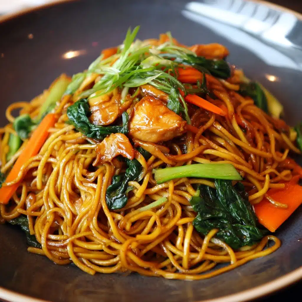 Chicken Chow Mein with The Best Chow Mein Sauce Recipe