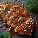 Baked Crunchy Hot Honey Chicken Recipe