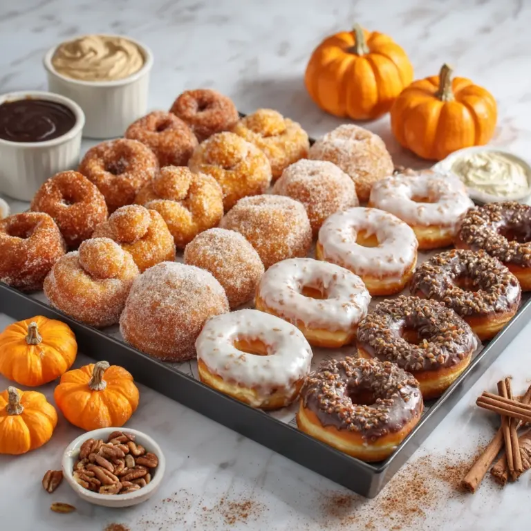Pumpkin Cheesecake Brioche Doughnuts Recipe