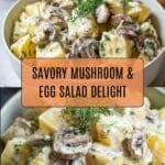 Mushroom and Egg Salad RecipeIngredients Recipe