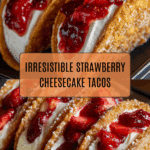 Strawberry Cheesecake Dessert Tacos Recipe