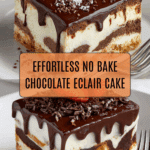 NO BAKE CHOCOLATE ECLAIR CAKE Recipe