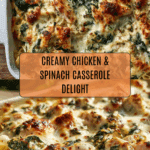 Chicken and Spinach Casserole Recipe