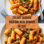 Creamy Sausage Rigatoni Recipe