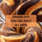 Cinnamon Swirl Bundt Cake Recipe