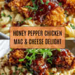 Honey Pepper Chicken Mac and Cheese Recipe