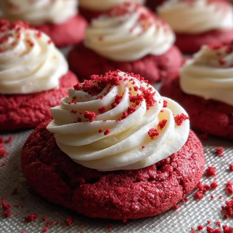 Crumbl red velvet cupcake cookies Recipe