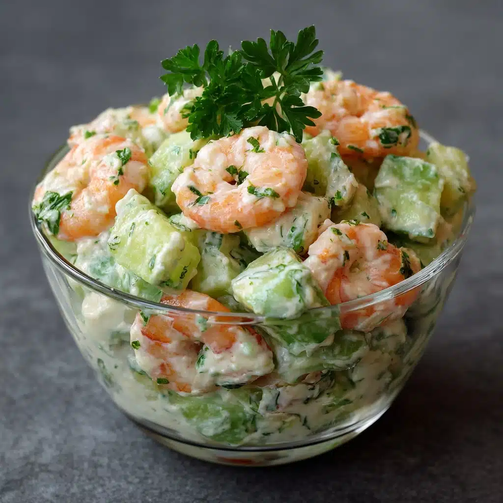 Creamy Cucumber Shrimp Salad Recipe