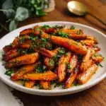 Honey Garlic Butter Roasted Carrots Recipe