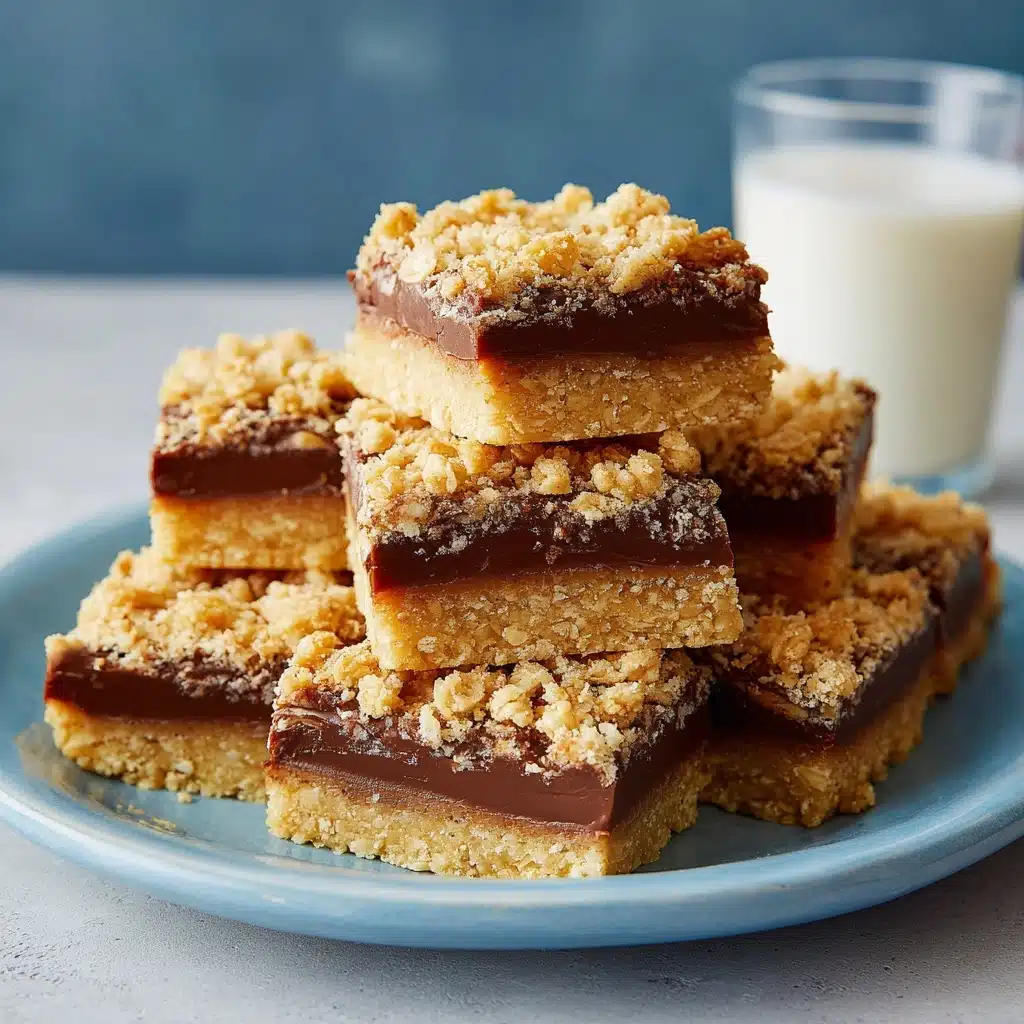 No-Bake Chocolate Oat Bars Recipe - Recipe Image