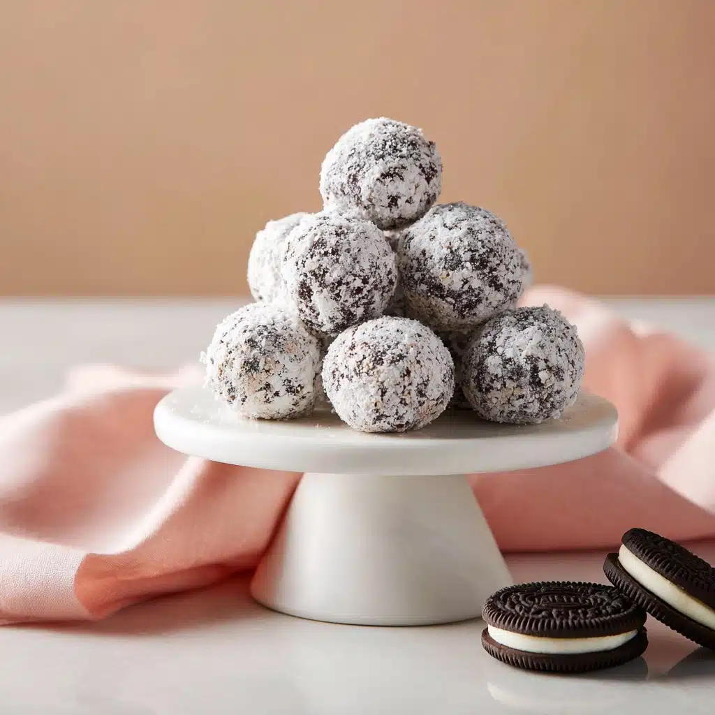 Snowball Oreo Cookie Balls Recipe - Recipe Image