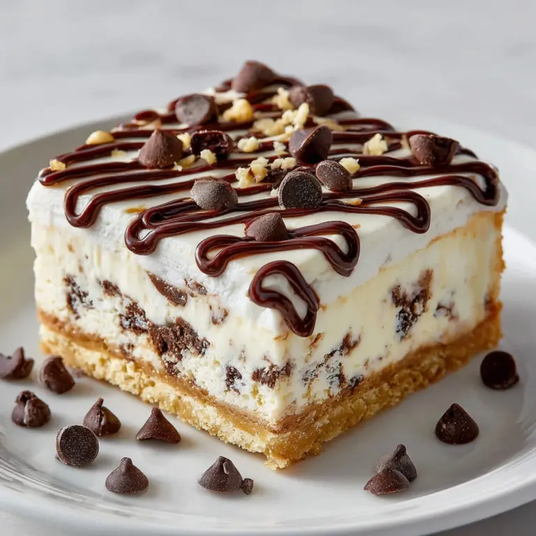 No Bake Chocolate Chip Cheesecake Recipe