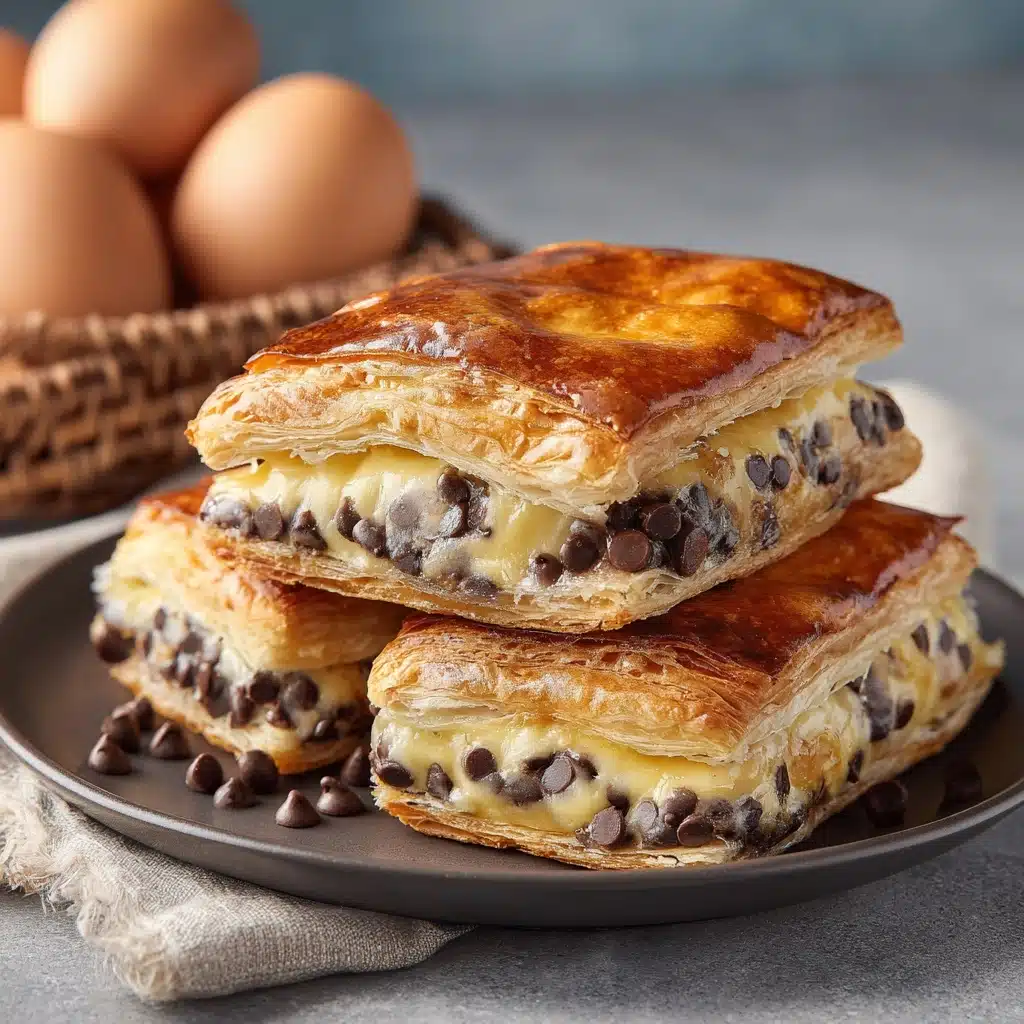 Chocolate Chip Vanilla Custard Brioches (Pains Suisses) Recipe