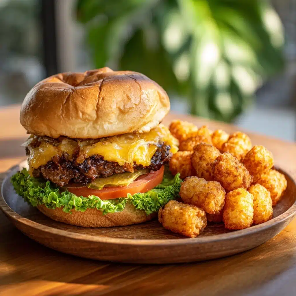 Air Fryer Hamburger Recipe - Recipe Image