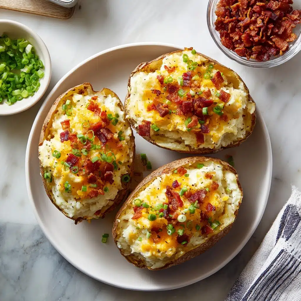 Air Fryer Twice Baked Potatoes Recipe - Recipe Image
