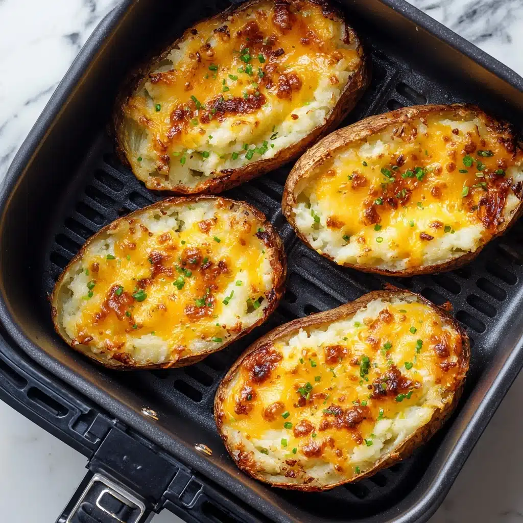 Air Fryer Twice Baked Potatoes Recipe - Recipe Image