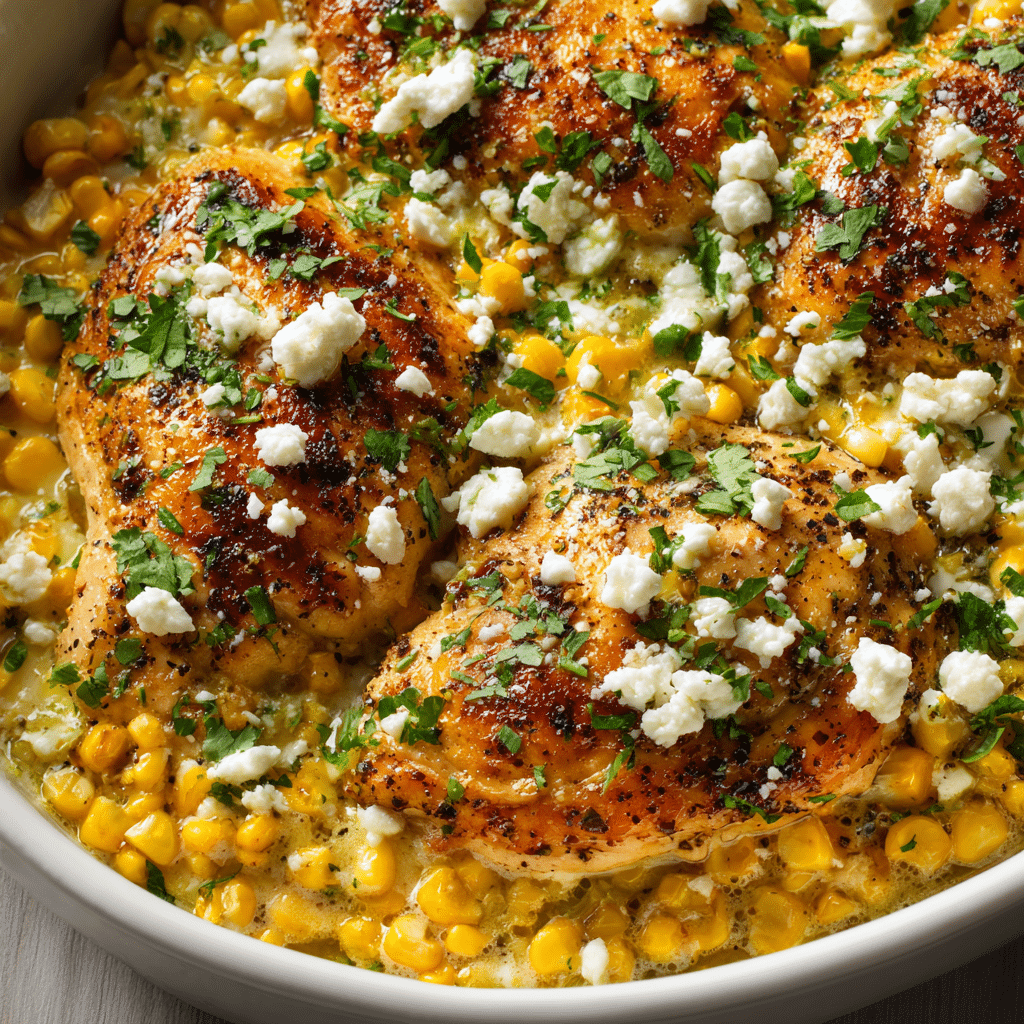 Mexican Street Corn Chicken Recipe - Recipe Image