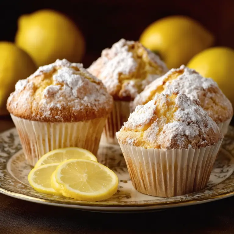 Lemon Cream Cheese Muffins Recipe