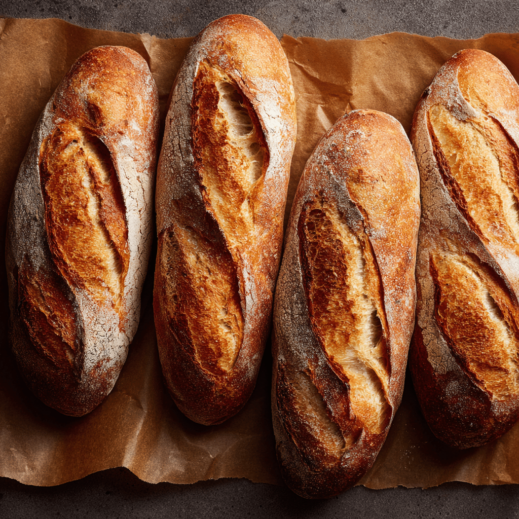Crusty Mini Baguettes Recipe - Recipe Image