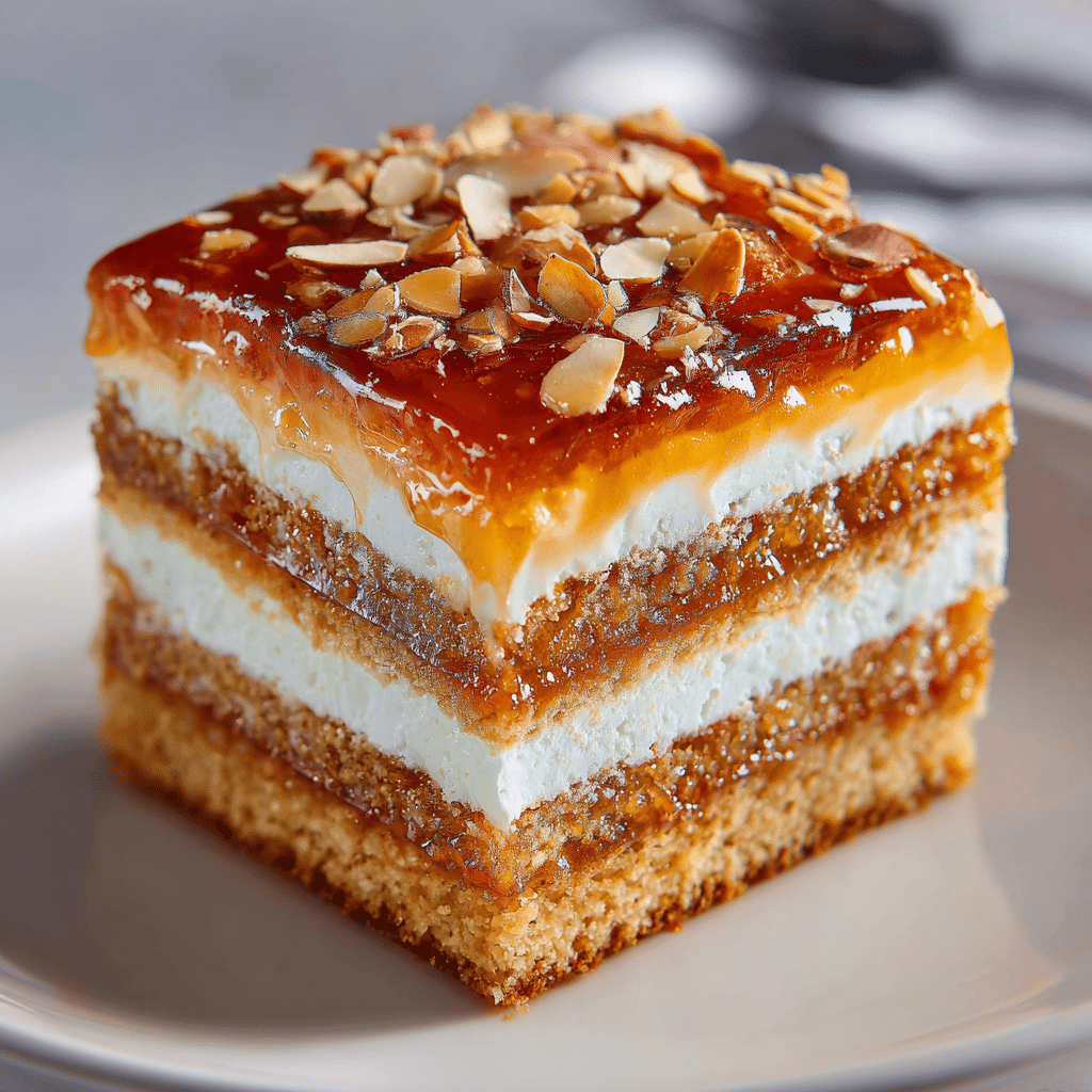 Authentic German Bee Sting Cake (Bienenstich) Recipe - Recipe Image