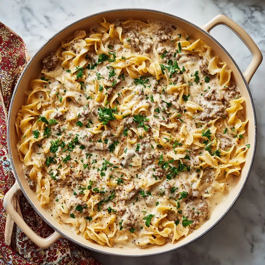 30-Minute Ground Beef Stroganoff Recipe - Recipe Image