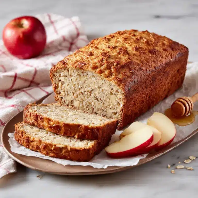 Healthy Flourless Fresh Apple Bread Recipe