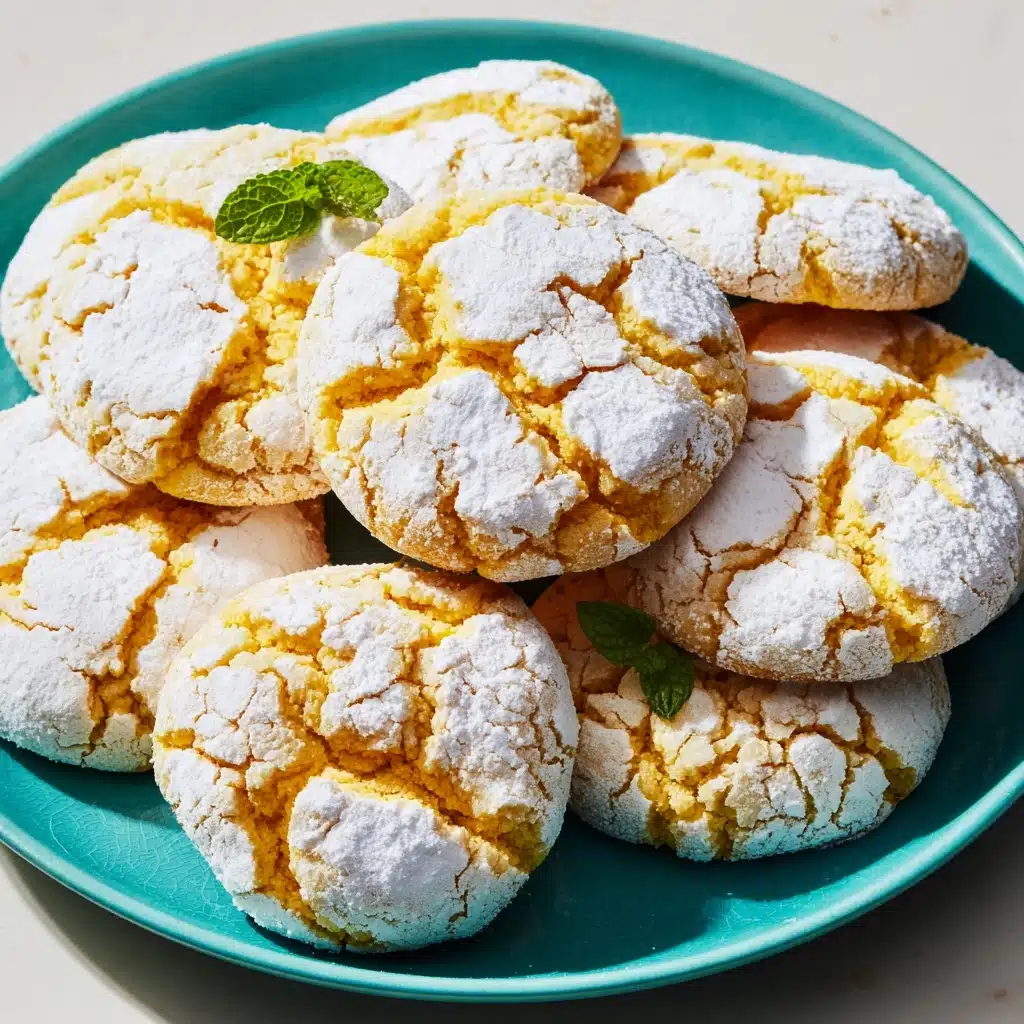 Lemon Crinkle Cookies Recipe - Recipe Image