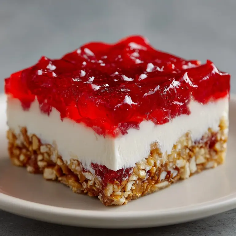 Easy Strawberry Pretzel Salad Recipe