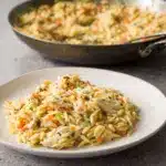 Creamy Chicken Pot Pie Orzo Recipe