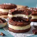 Brownie Cookie Sandwiches with Cookie Dough Buttercream Recipe