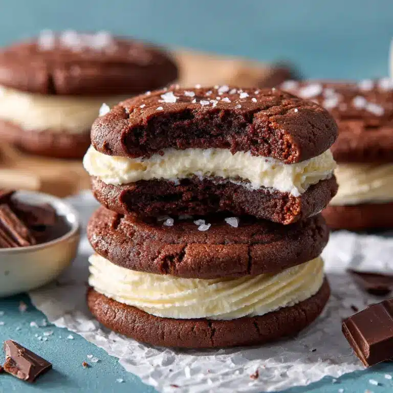 Brownie Cookie Sandwiches with Cookie Dough Buttercream Recipe