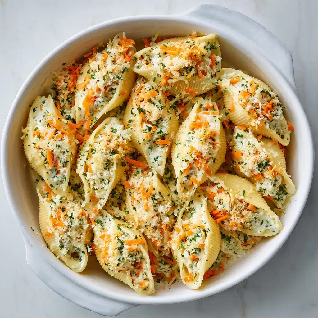 Creamy Seafood Stuffed Shells Recipe