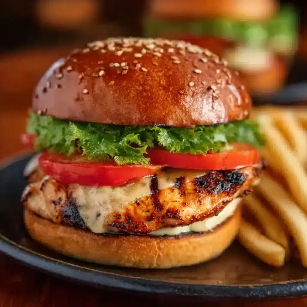 Spicy Chipotle Chicken Burger Recipe