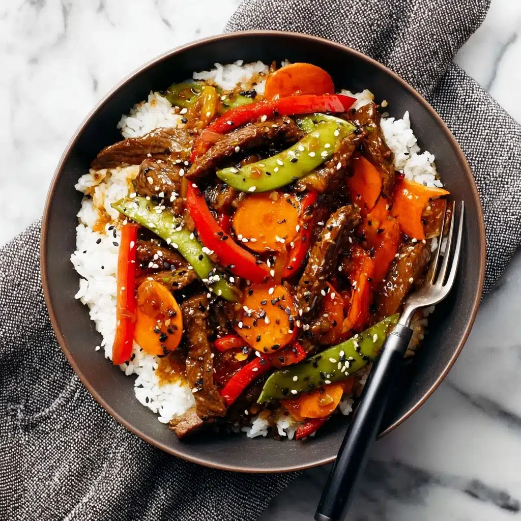 Extra Veggie Steak Stir Fry Recipe
