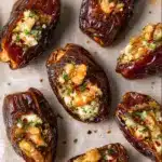 Air Fryer Brie Stuffed Dates Recipe