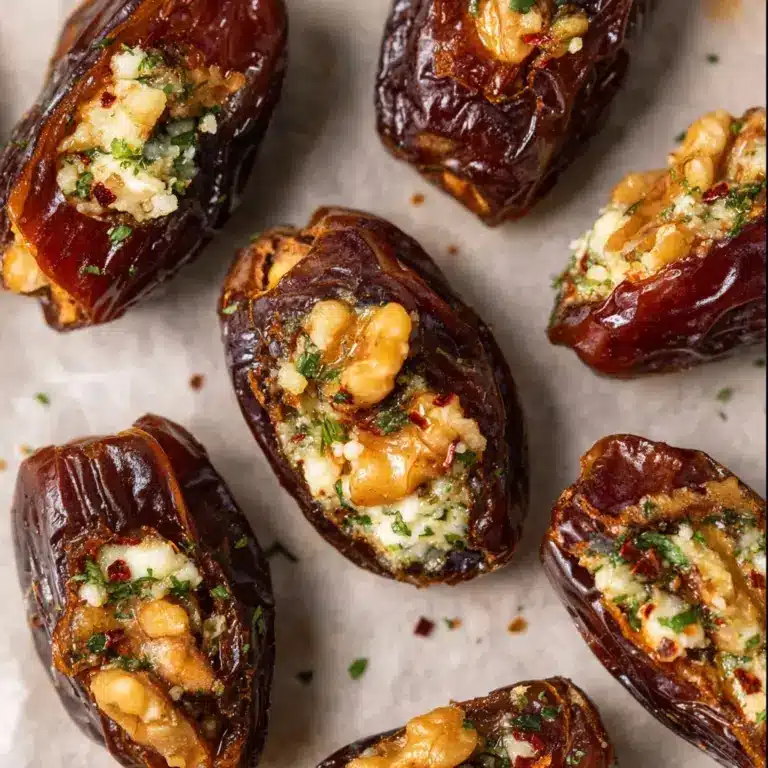 Air Fryer Brie Stuffed Dates Recipe