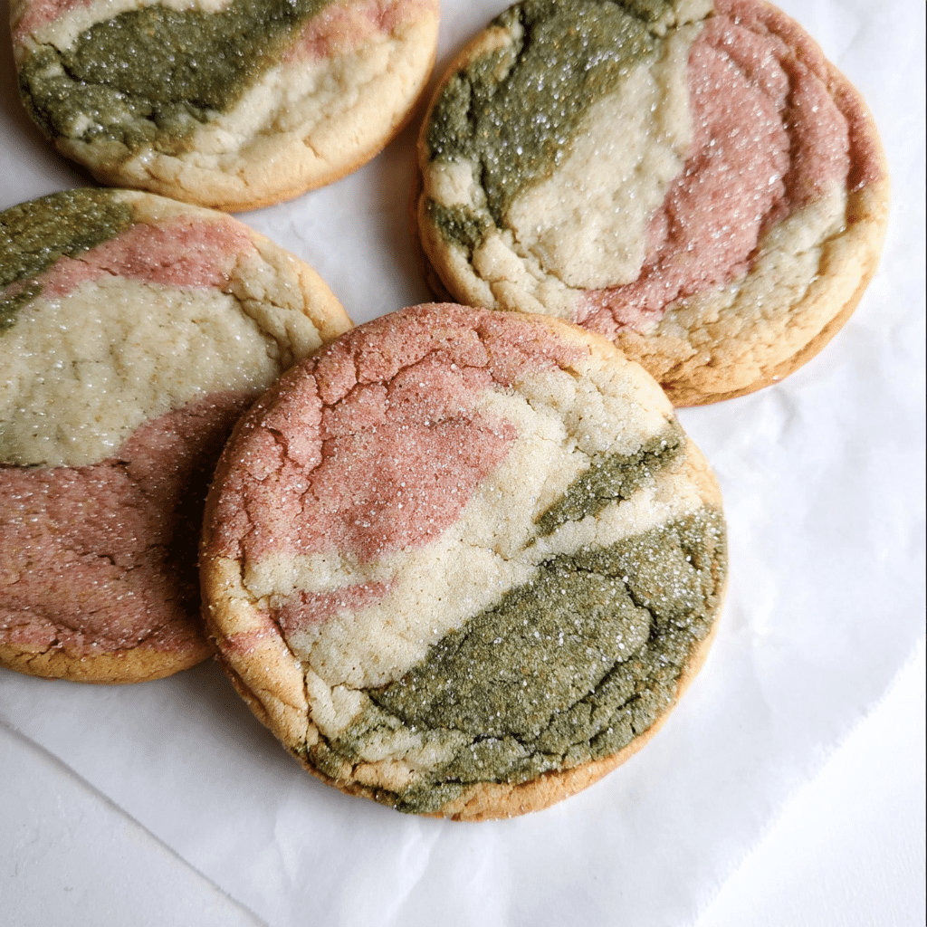 Matcha Neapolitan Sugar Cookies Recipe - Recipe Image