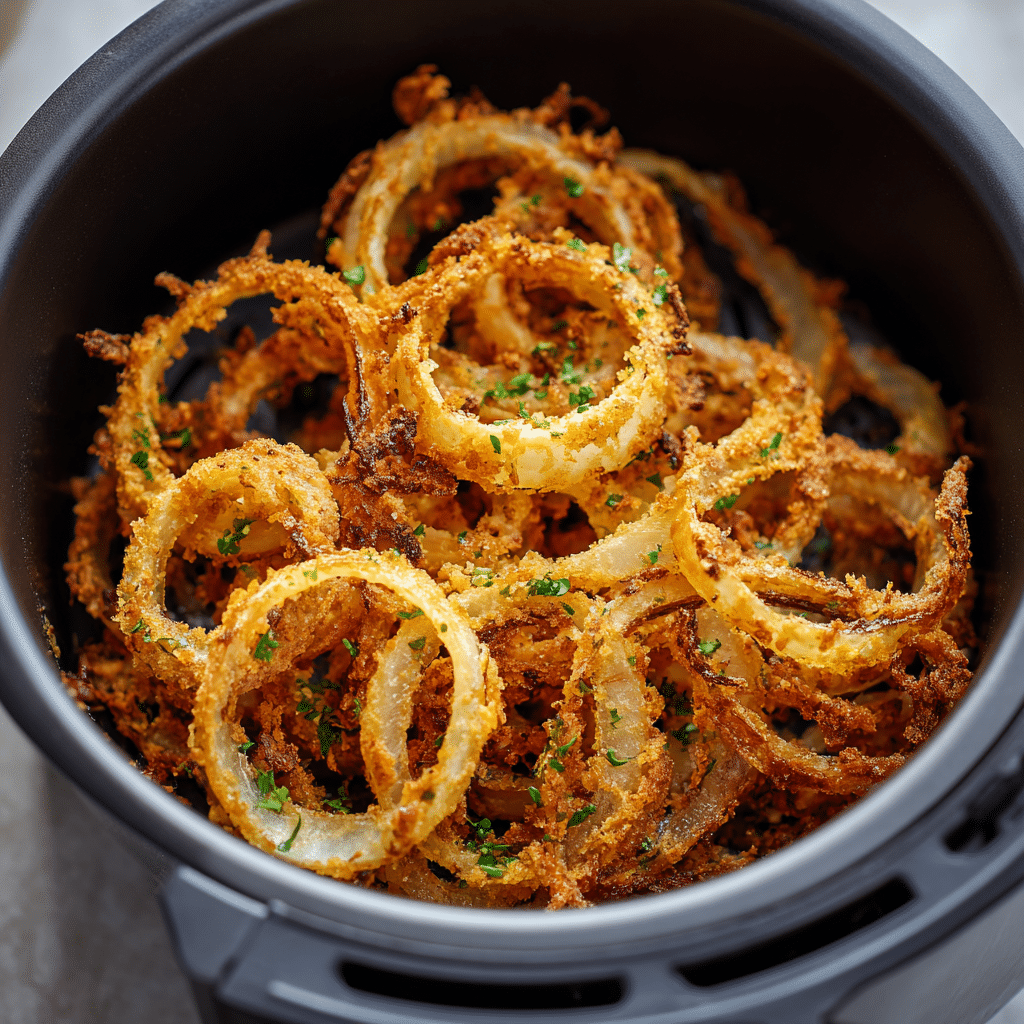 Air Fryer Crispy Onions Recipe - Recipe Image