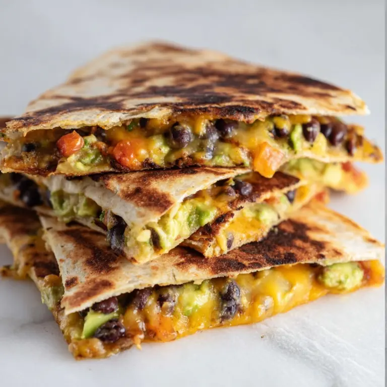 Black Bean Veggie Quesadilla Recipe