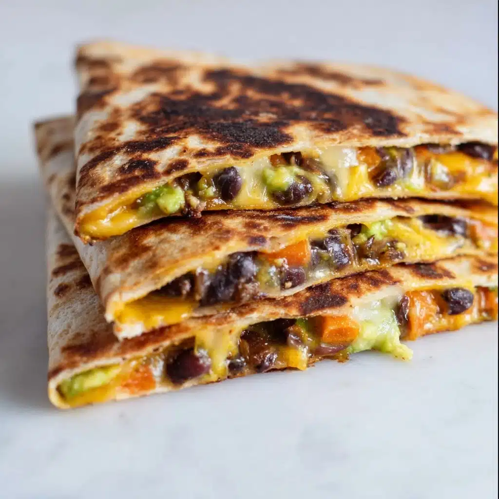 Black Bean Veggie Quesadilla Recipe - Recipe Image
