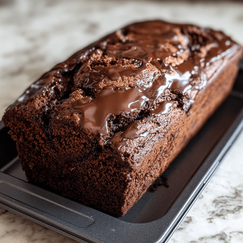 Hot Fudge Brownie Bread Recipe - Recipe Image