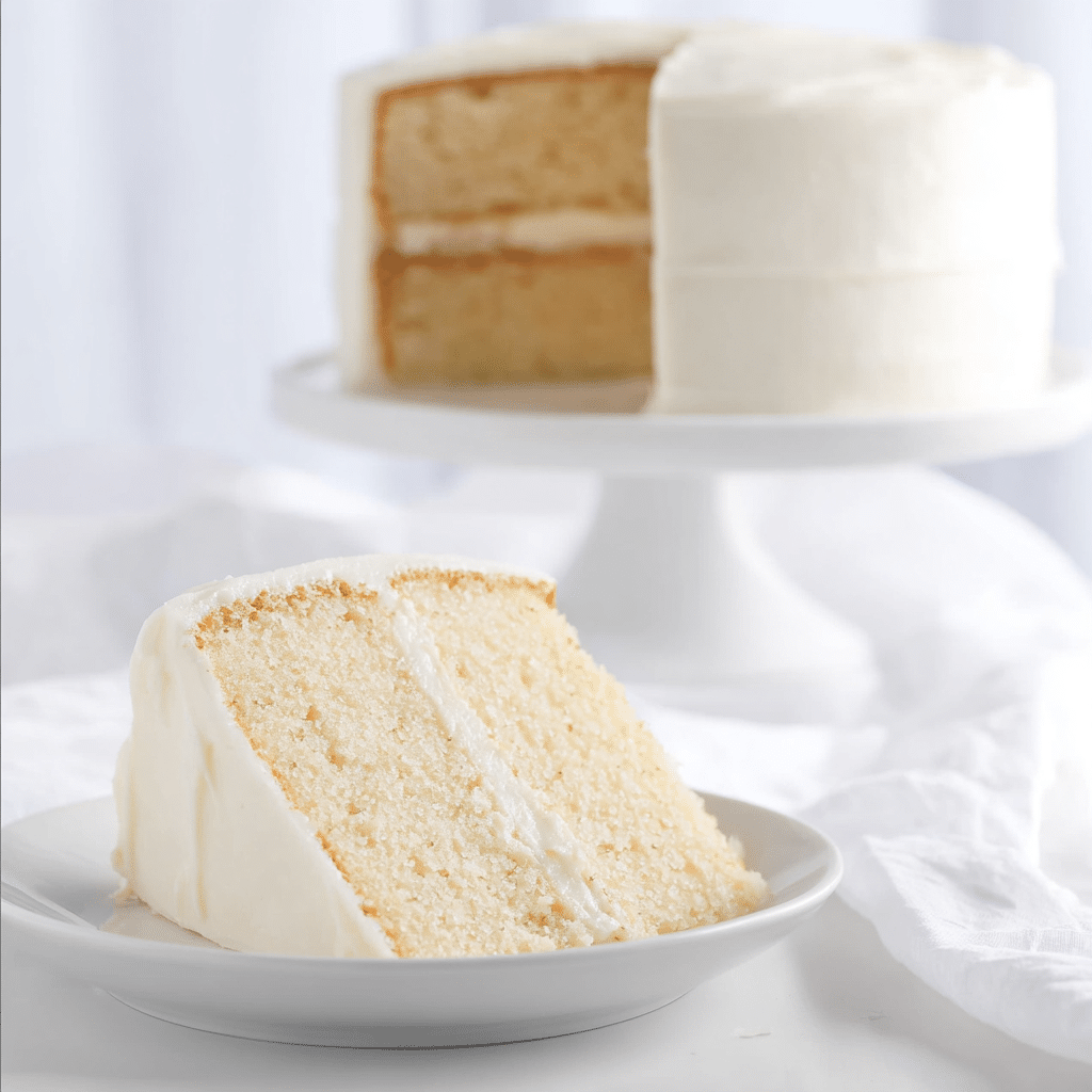 White Cake Recipe - Recipe Image