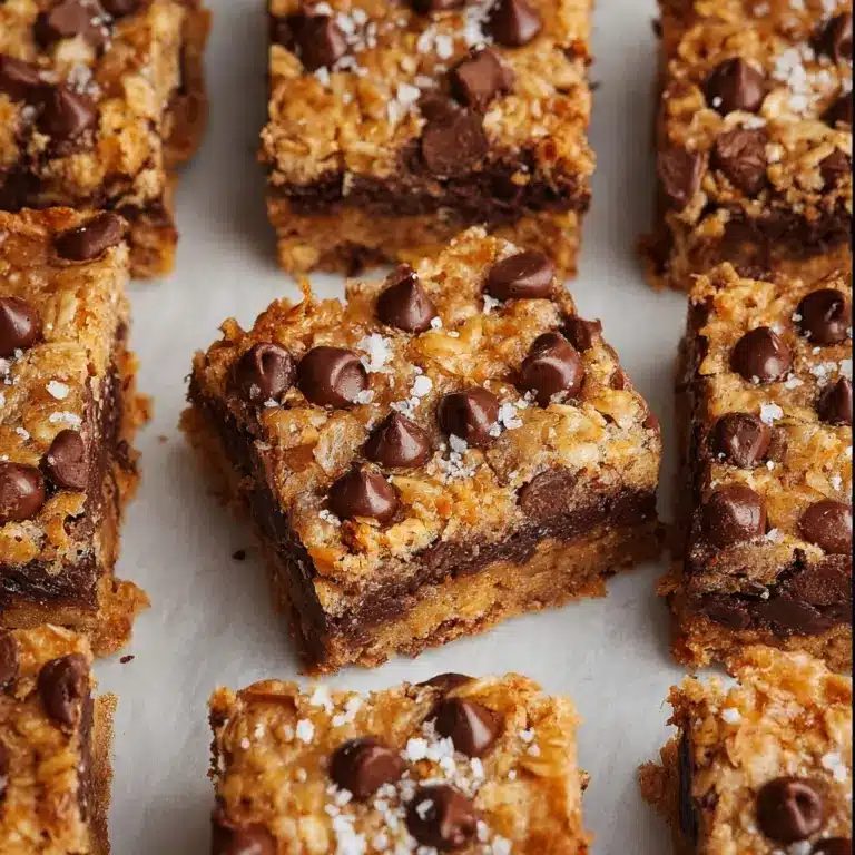 Healthy Chocolate Chip Oatmeal Bars Recipe