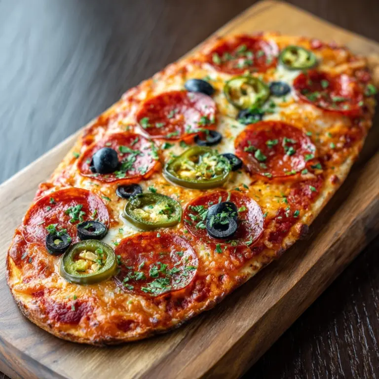Delicious Hot Honey Flatbread Pizza Recipe