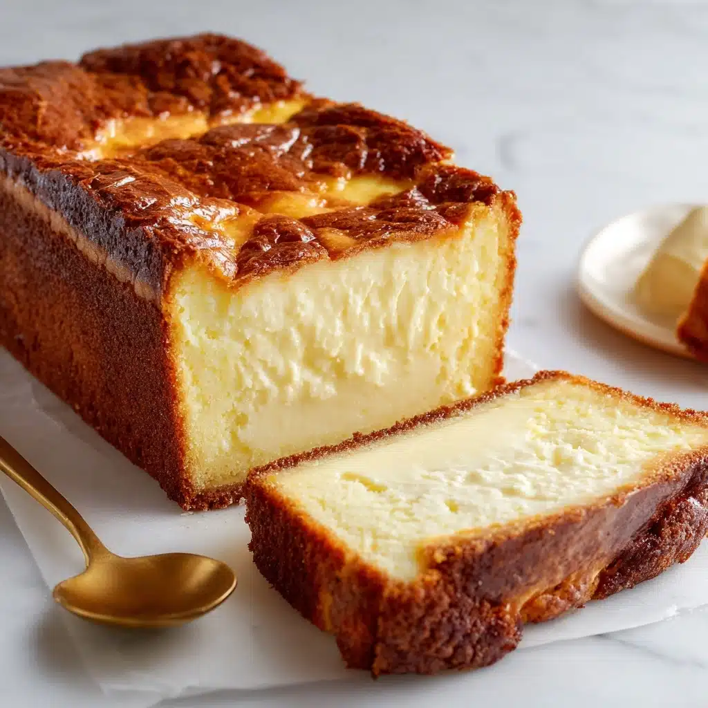 Burnt Basque Cheesecake in a Loaf Pan Recipe - Recipe Image