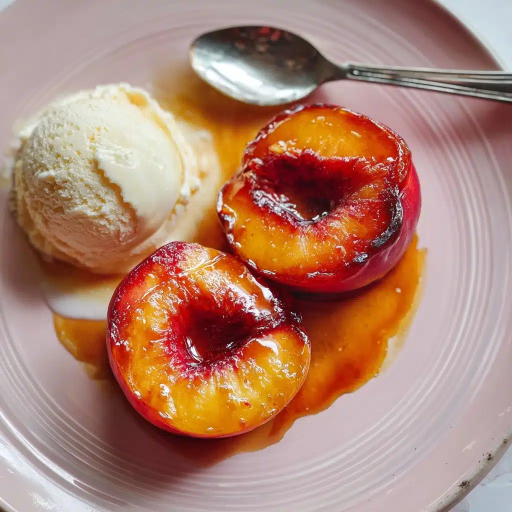 Baked Nectarines with Cinnamon Honey Sauce Recipe - Recipe Image