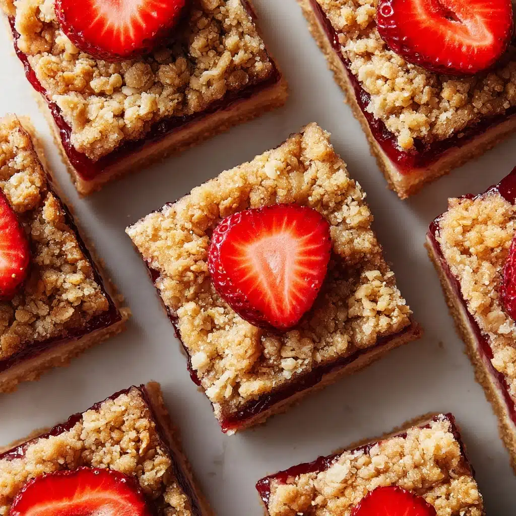 Strawberry Oatmeal Bars Recipe