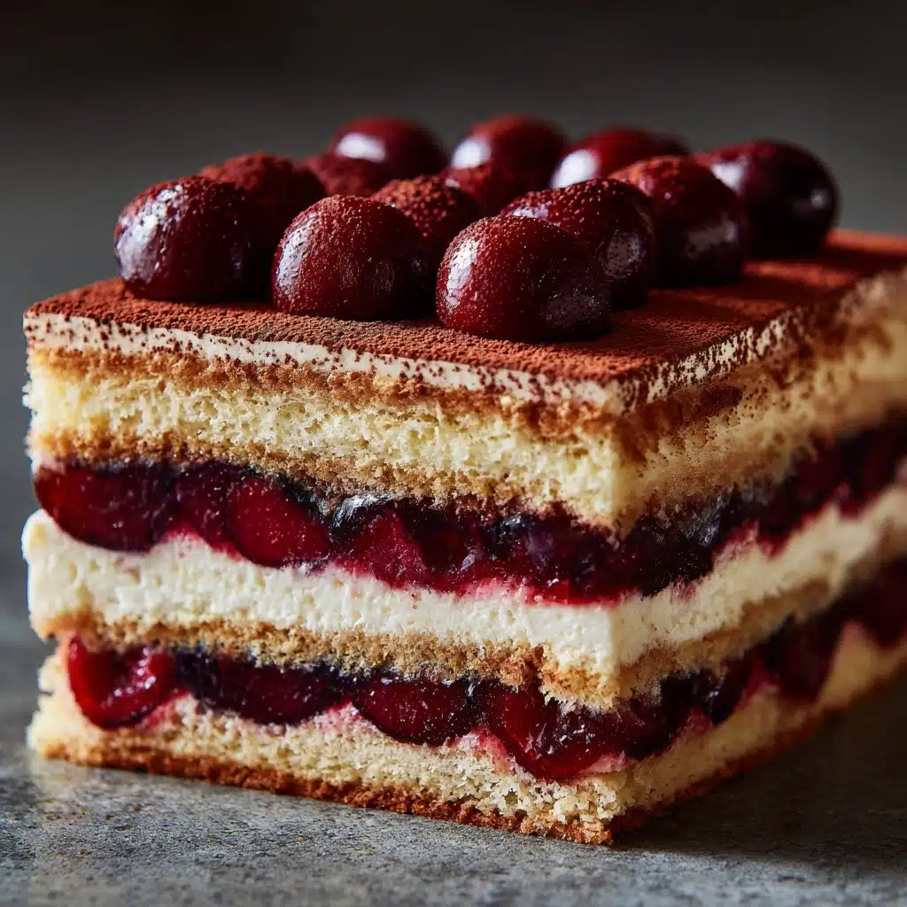 Cherry Amaretto Tiramisu Recipe : A Fruity Twist Recipe