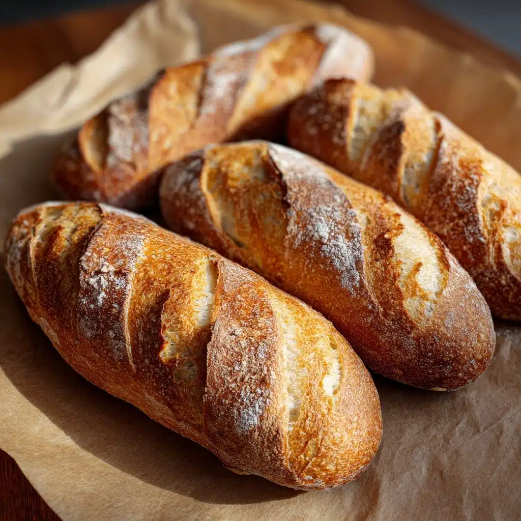 Crusty Mini Baguettes Recipe - Recipe Image