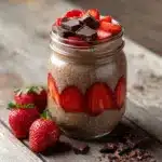 Decadent Chocolate Strawberry Overnight Oats Recipe